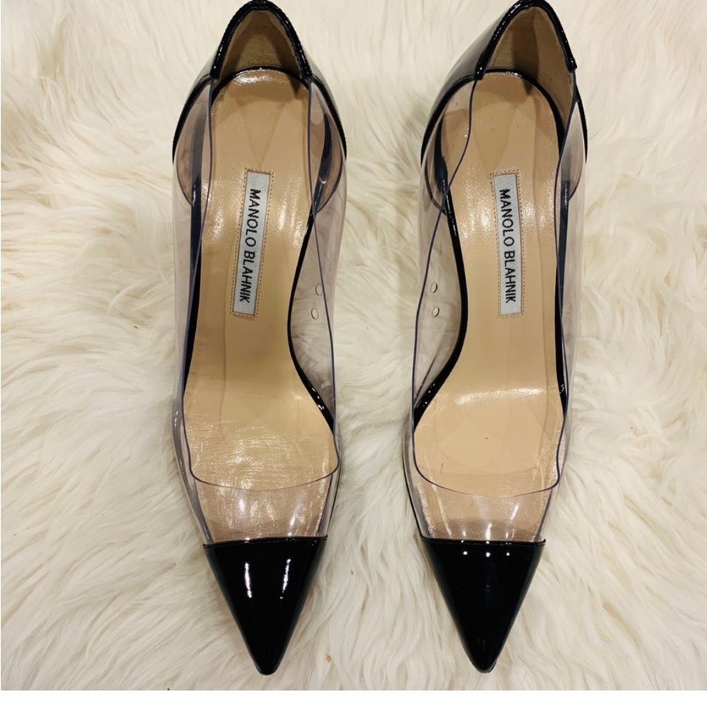 Manolo Blahnik PVC pumps
